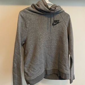 Gray Nike hoodie